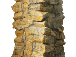 88 sacs de 22 litres de bois de bouleau séché au four 25cm