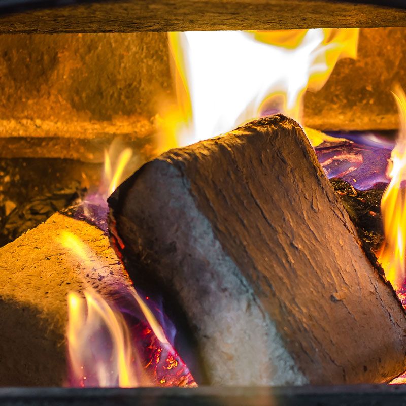 Briquettes RUF demi-palette 48 paquets x 10 kg (480 kg) .