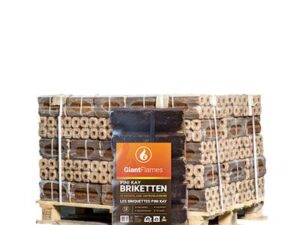 Briquettes de Bois Pini Kay (Origine Pays-Bas) - Demi-Palette 480 kg