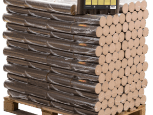 Briquettes ronde de bois en Hêtre - 96 Paquets de 10 kg (960 kg)