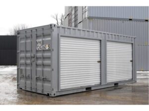 Conteneur de stockage 20 pieds avec portes roulantes