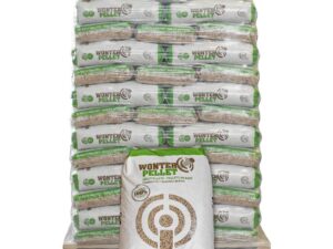 Demi-Palette de Granulés de Bois Premium Wonterspan - 65 Sacs de 15 kg (975 kg)
