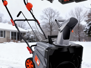 Deneigeuse Électrique Vrietina - Fraise à Neige sans Fil 6000mah