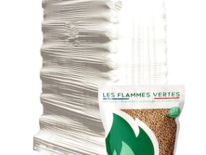 Granulés de Bois Flammes Vertes – 65 sacs de 975kg