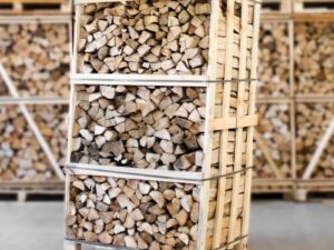 Palette de Bois de Chauffage en Charme Séché au Four - Bûches 33cm